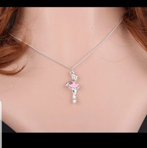 💕 Antique Silver Plated Dancer Choker